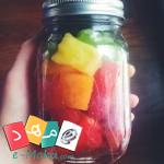 رنگین کمون خوردنی برای بچه ها