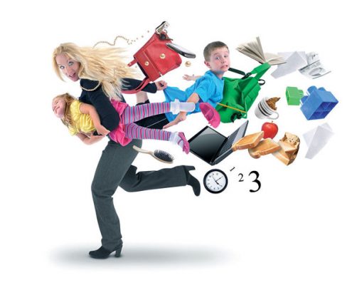 برنامه ریزی روزانه یک مادر خانه دار